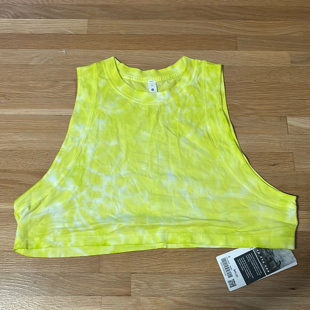 Lululemon All Yours Crop Tank * Tie Dye